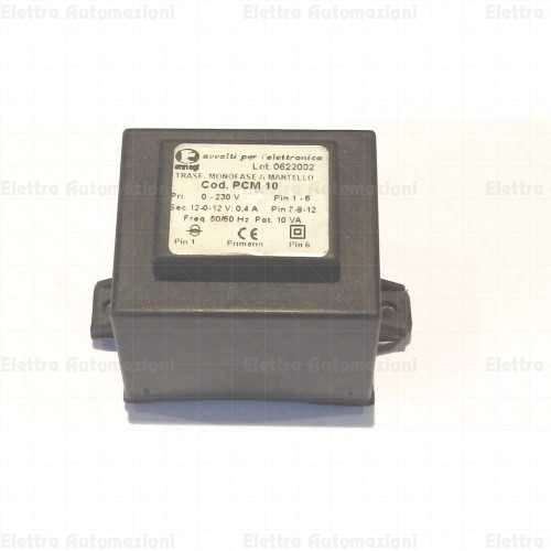 FAAC 750122 trasformatore centralina 748MP PCM10F pri. o - 230 sec. 12 - 0 12 v